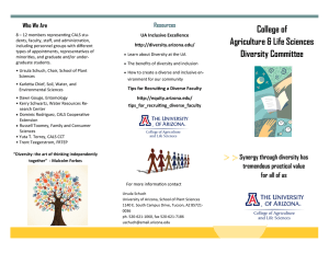 College of Agriculture &amp; Life Sciences Who We Are Resources