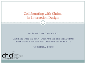Collaborating with Claims in Interaction Design