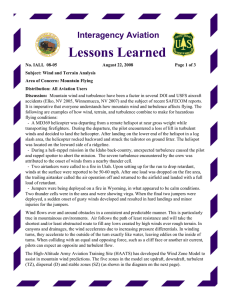 Lessons Learned Interagency Aviation