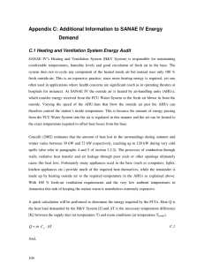 Appendix C: Additional Information to SANAE IV Energy Demand