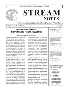 STREAM  NOT ES To Aid In Securing Favorable Conditions of Water Flows