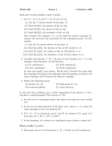 Math 436 Exam 1 4 October 1993