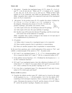 Math 436 Exam 2 8 November 1993 1. (30 points)