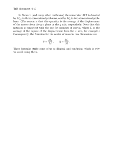 TEX document #10 M x M in two-dimensional prob-
