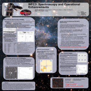 WFC3: Spectroscopy and Operational Enhancements WFC3 Slit-less Spectroscopy (GRISMs)