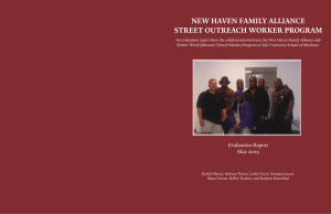 NEW HAVEN FAMILY ALLIANCE STREET OUTREACH WORKER PROGRAM