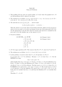 Math 220 Exam #3 Solutions