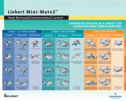 Liebert Mini-Mate2™ 1 To 8 Tons