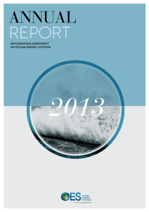 2013 ANNUAL REPORT Implementing Agreement