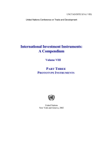 International Investment Instruments: A Compendium P