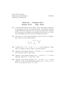 Math 411 — Problem Set 6 Issued: 10.17 Due: 10.24
