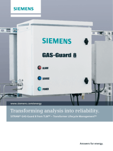 Transforming analysis into reliability. Answers for energy. www.siemens.com/energy