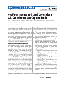 POLICY ISSUES Net Farm Income and Land Use under a AAEA