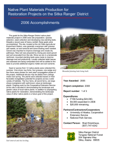 Native Plant Materials Production for 2006 Accomplishments