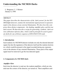 Understanding the NICMOS Darks