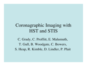 Coronagraphic Imaging with HST and STIS