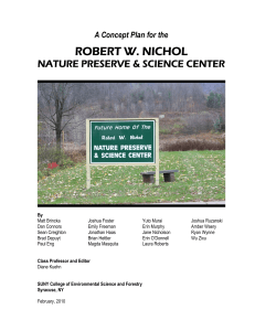ROBERT W. NICHOL NATURE PRESERVE &amp; SCIENCE CENTER