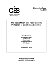 The Cost of Rich (and Poor) Country Protection to Developing Countries