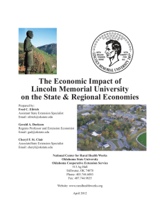 The Economic Impact of Lincoln Memorial University