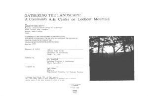 GATHERING  THE  LANDSCAPE: on  Lookout Mountain