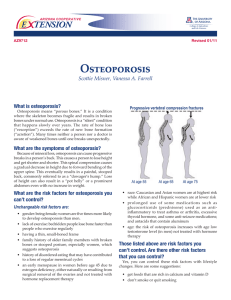 Osteoporosis E    TENSION Scottie Misner, Vanessa A. Farrell
