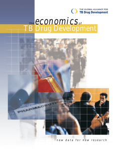 economics TB Drug Development t he o f