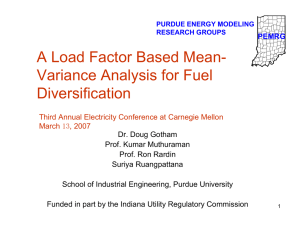 A Load Factor Based Mean- Variance Analysis for Fuel Diversification