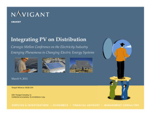 Integrating PV on Distribution