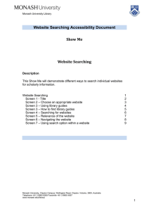 Website Searching Accessibility Document Show Me Website Searching