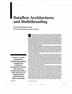and Multithreading