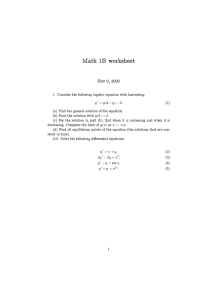 Math 1B worksheet Nov 9, 2009