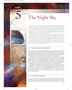 5 The Night Sky