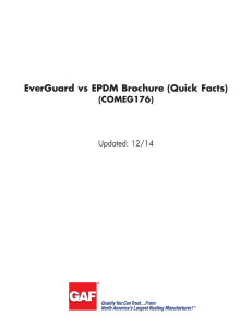 EverGuard vs EPDM Brochure (Quick Facts) (COMEG176) Updated: 12/14