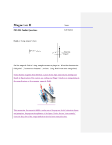 Magnetism II   PES 216 Prelab Questions