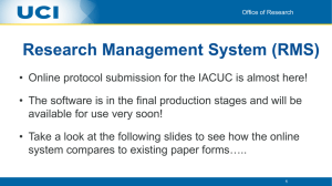 Research Management System (RMS)