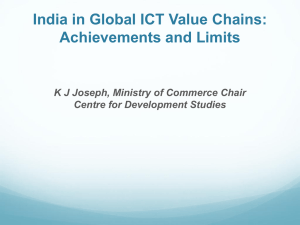 India in Global ICT Value Chains: Achievements and Limits