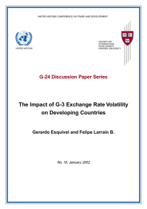 The Impact of G-3 Exchange Rate Volatility on Developing Countries
