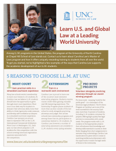 Learn U.S. and Global Law at a Leading World University