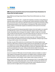 PIMA Announces First North American Environmental Product Declarations for