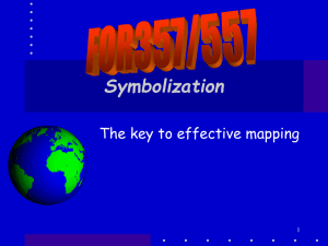 Symbolization The key to effective mapping 1