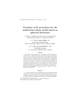 Goodness of fit procedures for the multivariate linear model based on