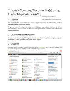 Tutorial- Counting Words in File(s) using Elastic MapReduce (AWS)  VERVIEW