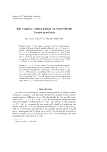 The cuspidal torsion packet on hyperelliptic Fermat quotients Journal de Th´