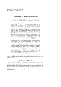 Complexity of Hartman sequences
