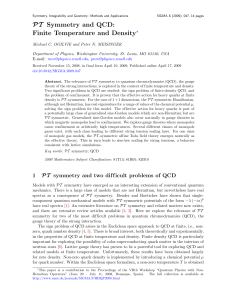PT Symmetry and QCD: y ?