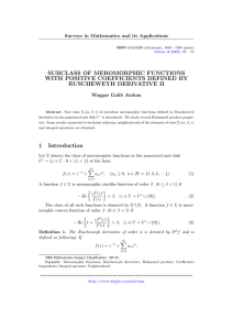 SUBCLASS OF MEROMORPHIC FUNCTIONS WITH POSITIVE COEFFICIENTS DEFINED BY RUSCHEWEYH DERIVATIVE II