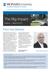 The Big Impact From the Director Edition 1, March 2014