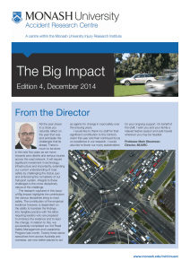 The Big Impact From the Director Edition 4, December 2014