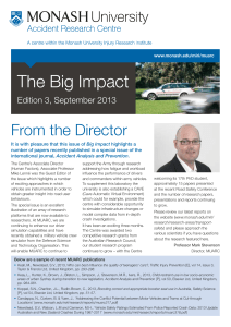 The Big Impact From the Director Edition 3, September 2013