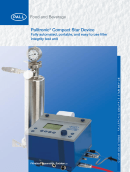 Palltronic Flowstar IV Filter Integrity Test Instrument and MUX